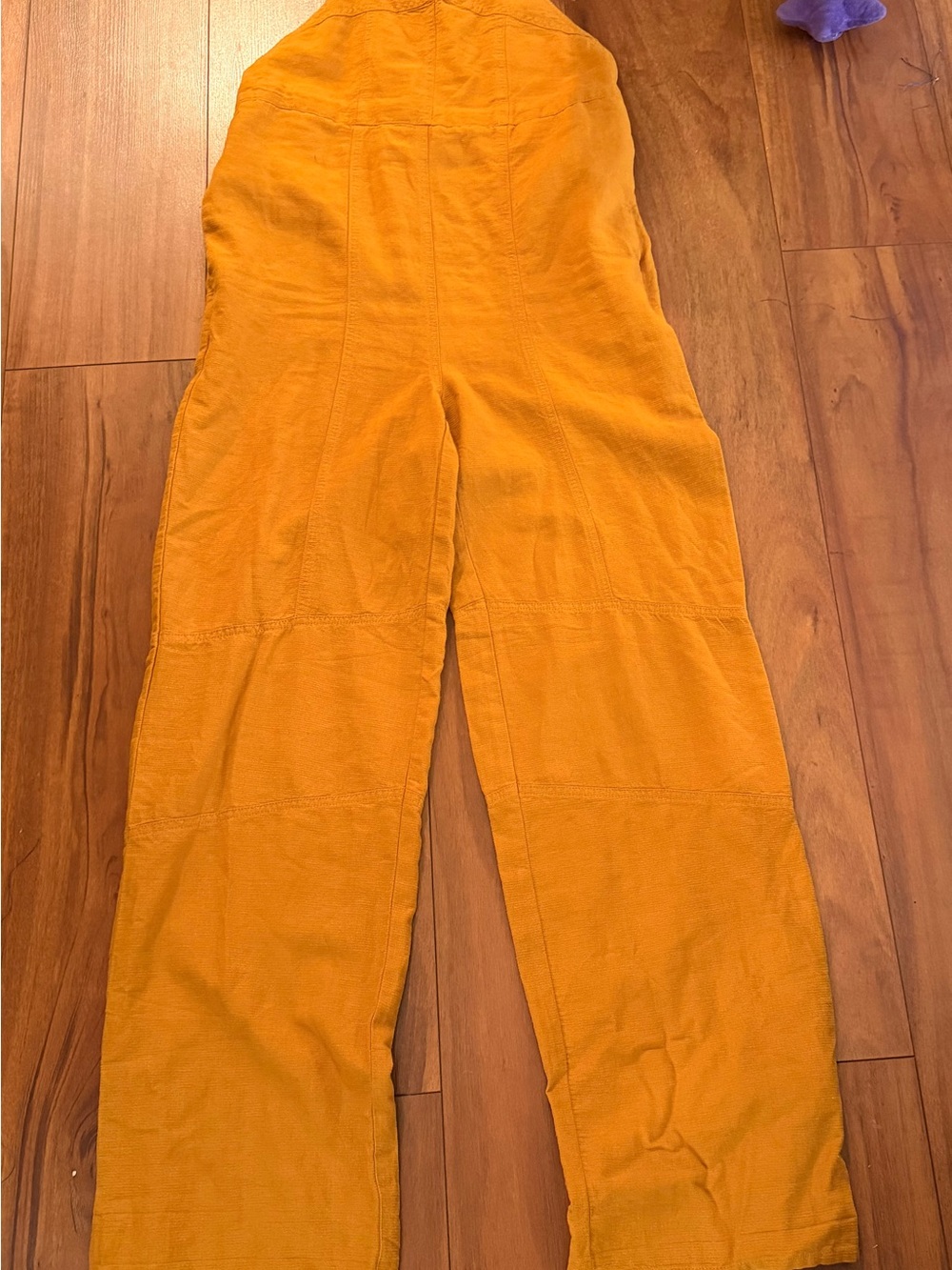 Urban Outfitters Wide-Leg Jumpsuit in Mustard